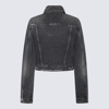 Givenchy Cropped Fitted Denim In Black