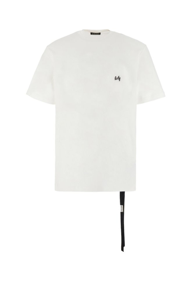 Ann Demeulemeester Embroidered Crewneck T In White