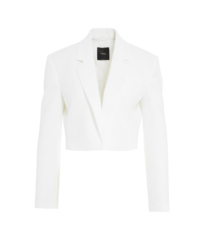 Pinko Stretch Crepe Spencer Jacket In White