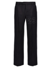 Off-white 23 Pinstriped Slim Pant In Blue