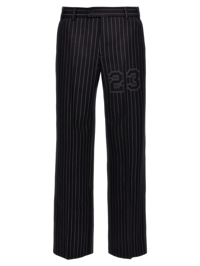 OFF-WHITE OFF-WHITE '23 PINSTRIPES' TROUSERS