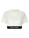 PALM ANGELS PALM ANGELS 'LOGO TAPE CROP' T-SHIRT