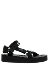 Palm Angels X Suicoke Depa Straps Sandals In White/black