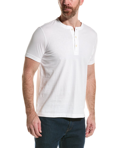 Brooks Brothers Henley T-shirt In White