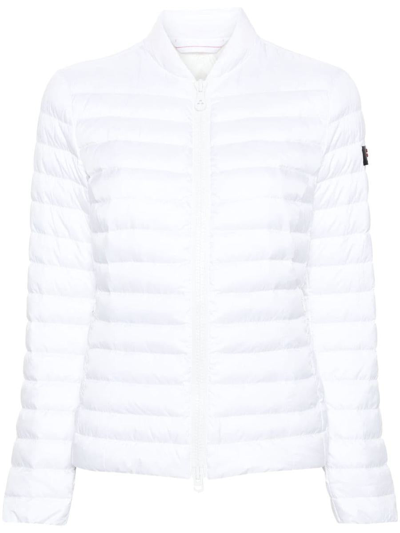 Peuterey Opuntia Padded Baseball-collar Jacket In White