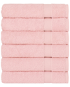 Linum Home Textiles Set Of 6 Turkish Cotton Sinemis Terry Hand Towels