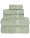 LINUM HOME TEXTILES LINUM HOME TEXTILES 6PC TURKISH COTTON SINEMIS TERRY TOWEL SET