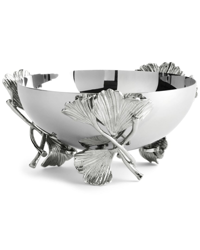 Michael Aram Ginkgo Small Bowl In Silver