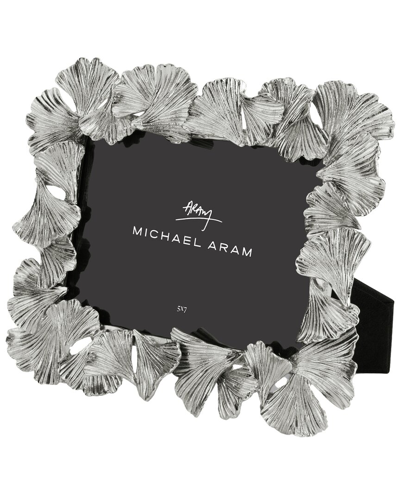 Michael Aram Ginkgo Frame 5x7 In Silver