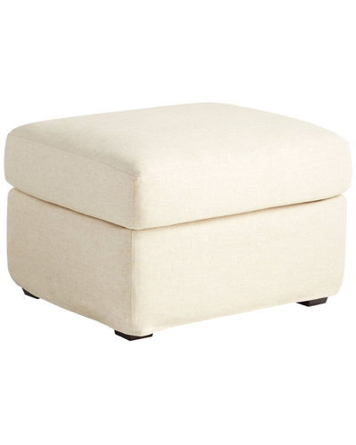 Cyan Design Sovente Linen Ottoman In Neutral