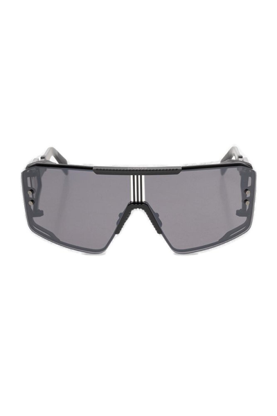 Balmain Eyewear Shield Frame Sunglasses In Black