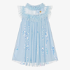 ANGEL'S FACE GIRLS BLUE TULLE SEQUIN BUTTERFLY DRESS