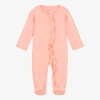 KISSY LOVE GIRLS PINK COTTON SEAHORSE PARTY BABYGROW