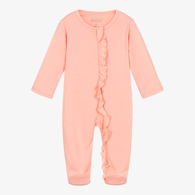 Kissy Love Girls Pink Cotton Seahorse Party Babygrow