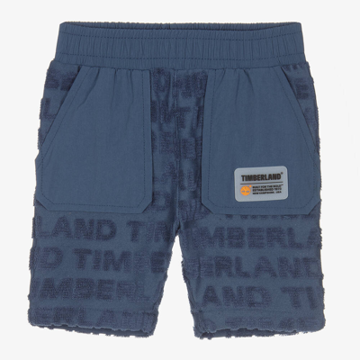 Timberland Babies' Boys Blue Towelling Jersey Shorts