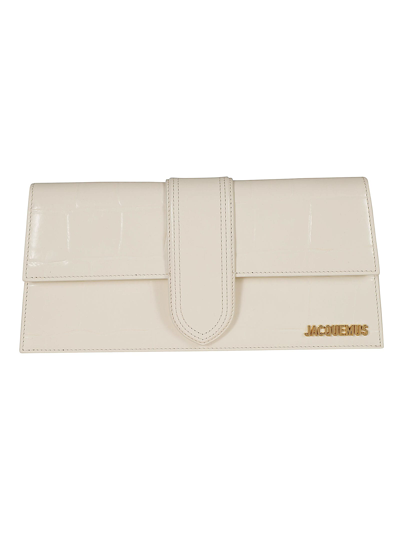 Jacquemus Le Bambino Long Handbag In Light Ivory