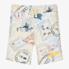 GUESS BOYS YELLOW COTTON STAMPS SHORTS