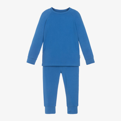 Roarsome Blue Bamboo Jersey Base Layer Set
