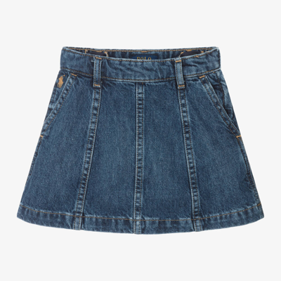 Ralph Lauren Babies' Girls Blue Denim Skirt