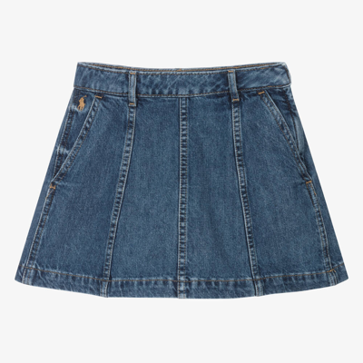 Ralph Lauren Teen Girls Blue Denim Skirt