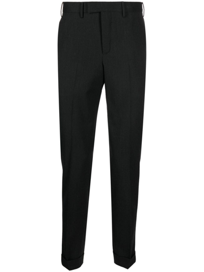 Pt Torino Straight-leg Tailored Trousers In Black