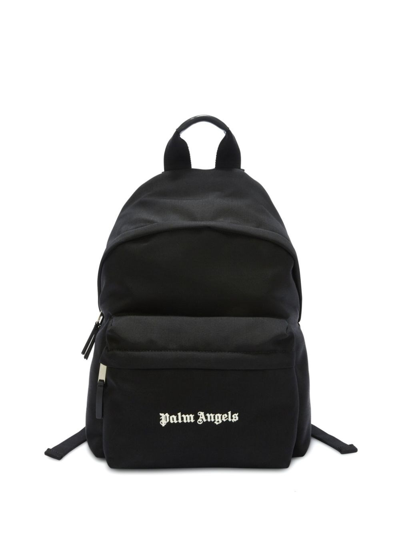 Palm Angels Zaino Con Stampa In Black