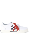 Off-white New Low Vulcanized Sneakers In White,black