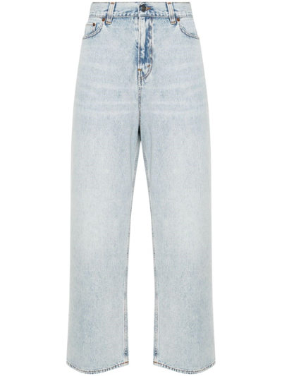 Haikure Jo Stromboli Wide-leg Jeans In Blue