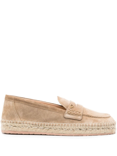 Gianvito Rossi Loafer-style Espadrilles In White