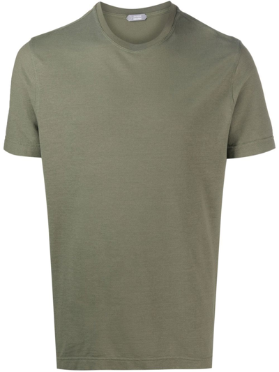 Zanone T-shirt In Green