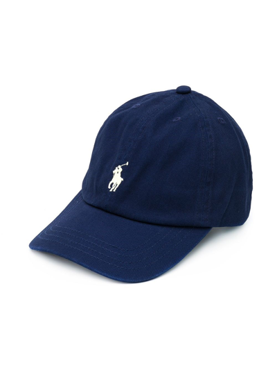 Polo Ralph Lauren Kids' Cappello Da Baseball Polo Bear In Blue