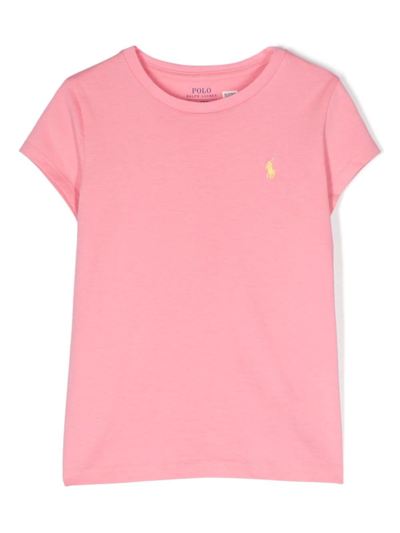 Polo Ralph Lauren Kids' T-shirt Polo In Pink