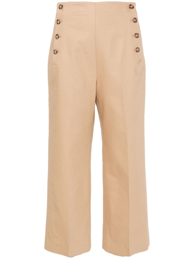 Polo Ralph Lauren Straight-leg Trousers In White