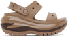 Crocs Mega Crush Sandal In Latte