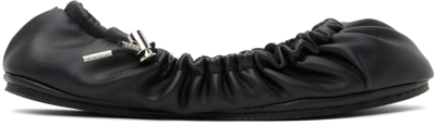 Rombaut Black Aura Ballerina Flats In Black Beyond Leather