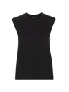 Atm Anthony Thomas Melillo Women's Stretch Jersey Sleeveless Top In Black