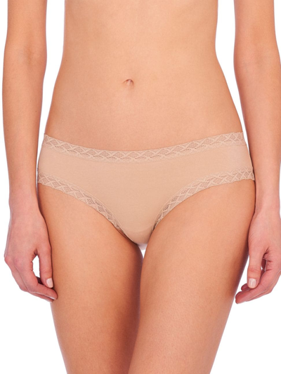 Natori Women's Bliss Cotton Girl Brief In Cafe