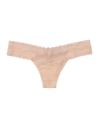 Natori Women's Bliss Perfection One Size Thong In Cafe