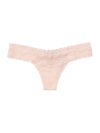 Natori Women's Bliss Perfection One Size Thong In Cameo Rose