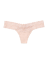 Natori Women's Bliss Perfection One Size Thong In Pink