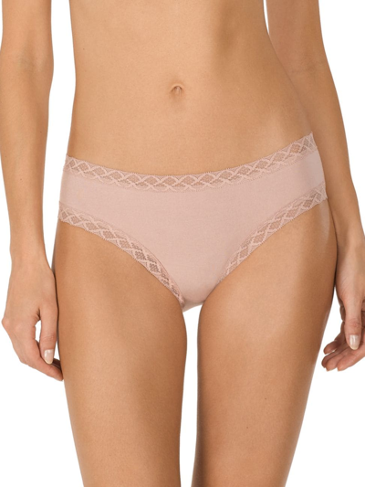 Natori Women's Bliss Cotton Girl Brief In Rose Beige