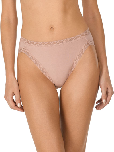 Natori Women's Bliss Cotton French Cut Brief In Rose Beige