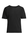 Issey Miyake Basic Pleated T-shirt In Black