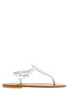 Kjacques Dionysos Decorative-strap Flat Sandals In White