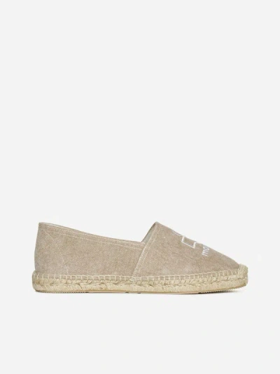 Isabel Marant Canae Canvas Espadrilles In Beige