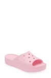 Crocs Classic Platform Slide Sandal In Flamingo