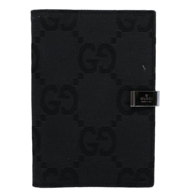 Gucci -- Black Canvas Wallet  ()