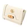 GUCCI GUCCI BAMBOO WHITE LEATHER WALLET  (PRE-OWNED)