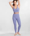 Body Up Contrast Piping Sports Bra In Velvet Morning