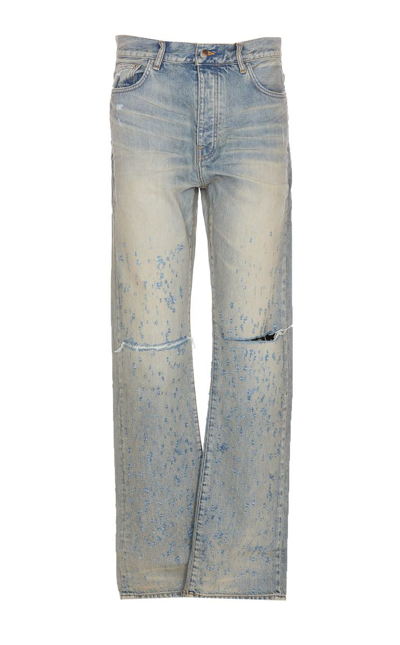 Amiri Blue Shotgun Jeans In Light Blue